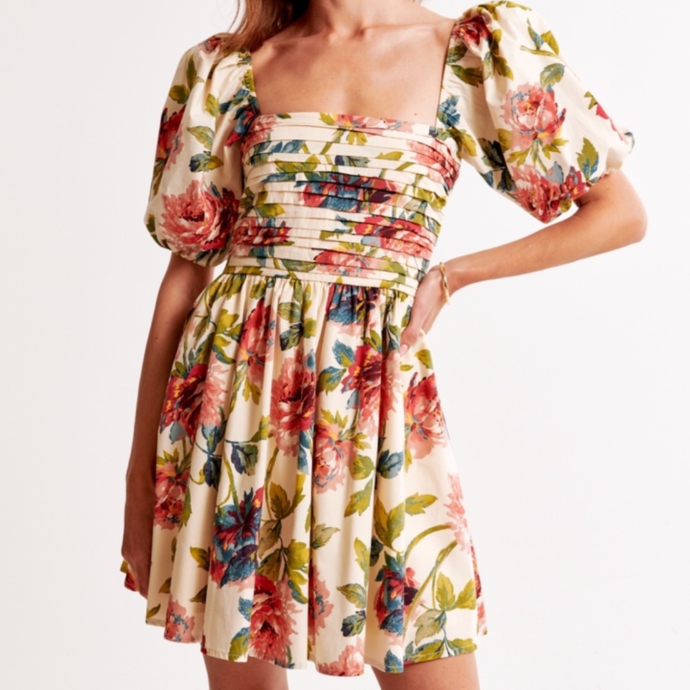 The A&F Emerson Waisted Poplin Mini Dress